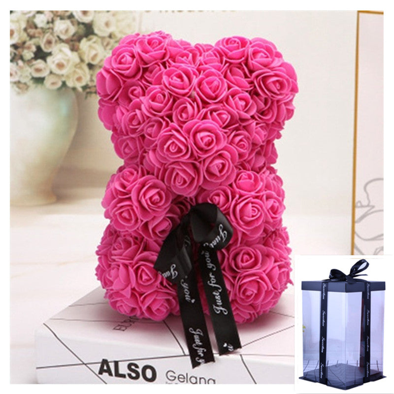 Eternal Rose Teddy Bear