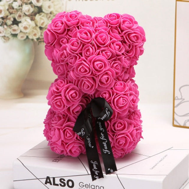 Eternal Rose Teddy Bear