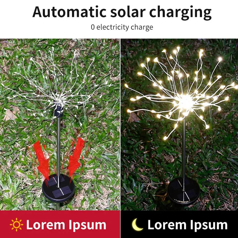 Solar LED Lights Outdoor Garden